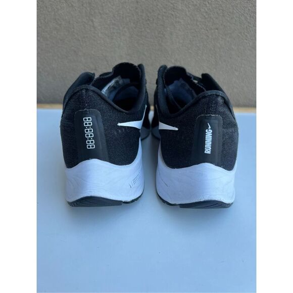 Nike Shoes Mens Size 9.5 Black White Swoosh Air Zoom Pegasus 37 Running Sneakers - Picture 5 of 10